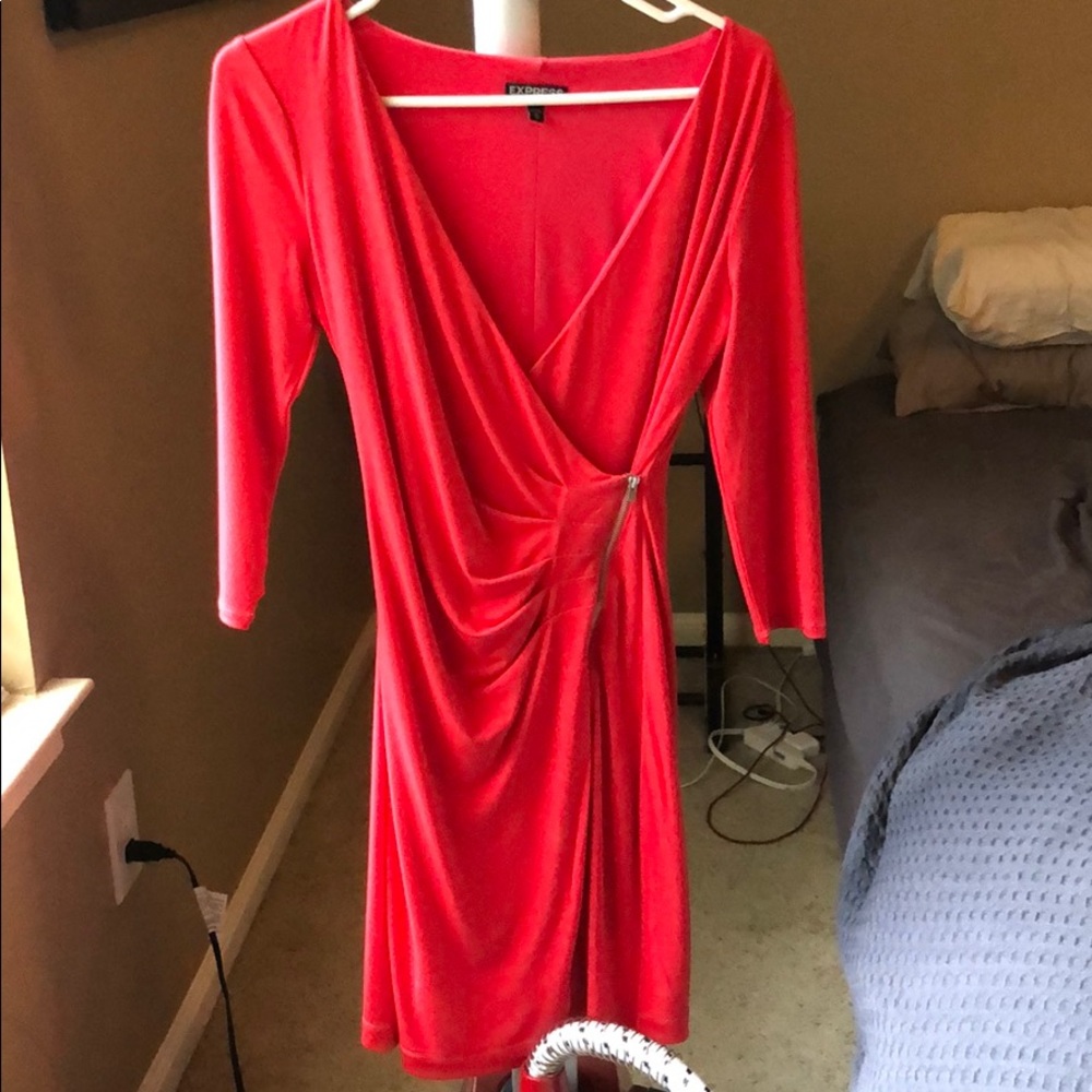 Fuchsia Color 3/4 Sleeve